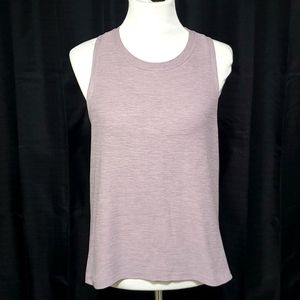 Heathered lilac athletic tank